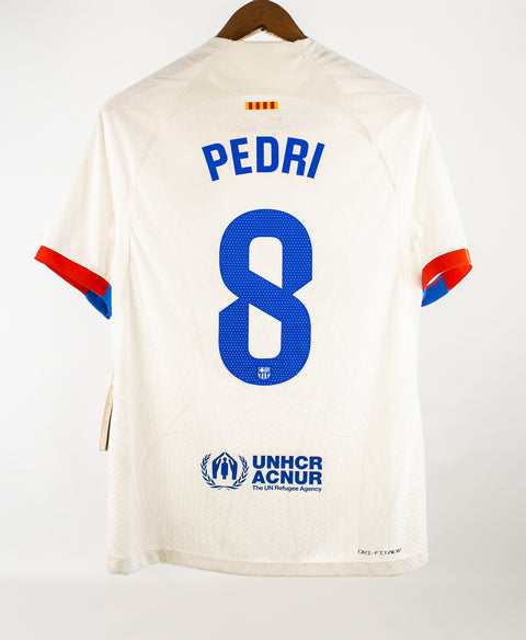 Barcelona 2023-24 Pedri Player Issue Away Kit W/ Tags (M)