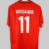 Norway 2016-17 Odegaard Short Sleeve Home Kit (L)