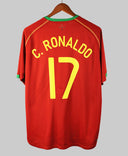 Portugal 2006-07 C. Ronaldo Short Sleeve Home Kit (L)