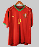 Portugal 2006-07 C. Ronaldo Short Sleeve Home Kit (L)