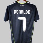 Real Madrid 2010-11 Ronaldo Short Sleeve Away Kit (M)