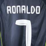 Real Madrid 2010-11 Ronaldo Short Sleeve Away Kit (M)