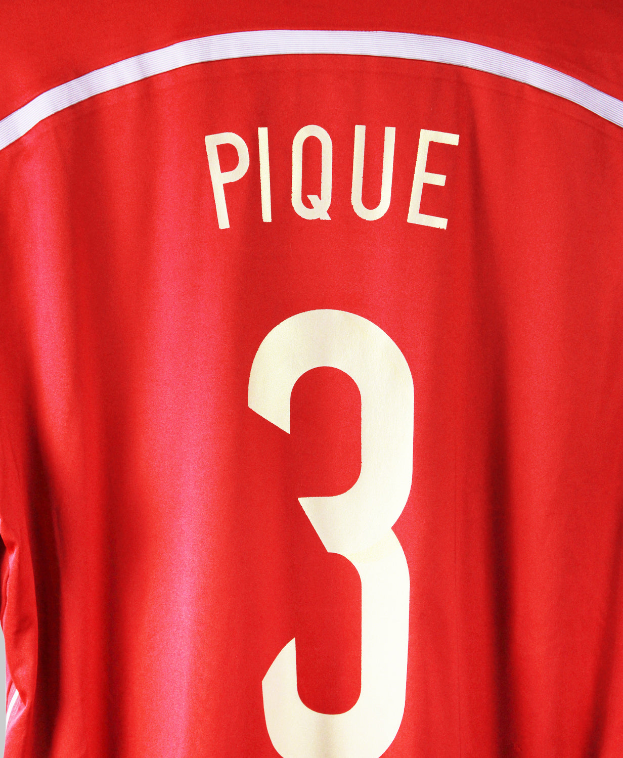 Spain 2014-15 Pique Short Sleeve Home Kit (XL)