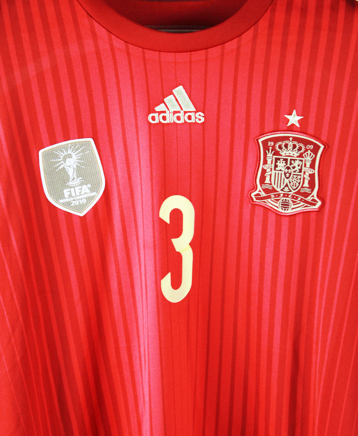 Spain 2014-15 Pique Short Sleeve Home Kit (XL)