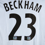 LA Galaxy 2008-09 Beckham Home Kit  (M)