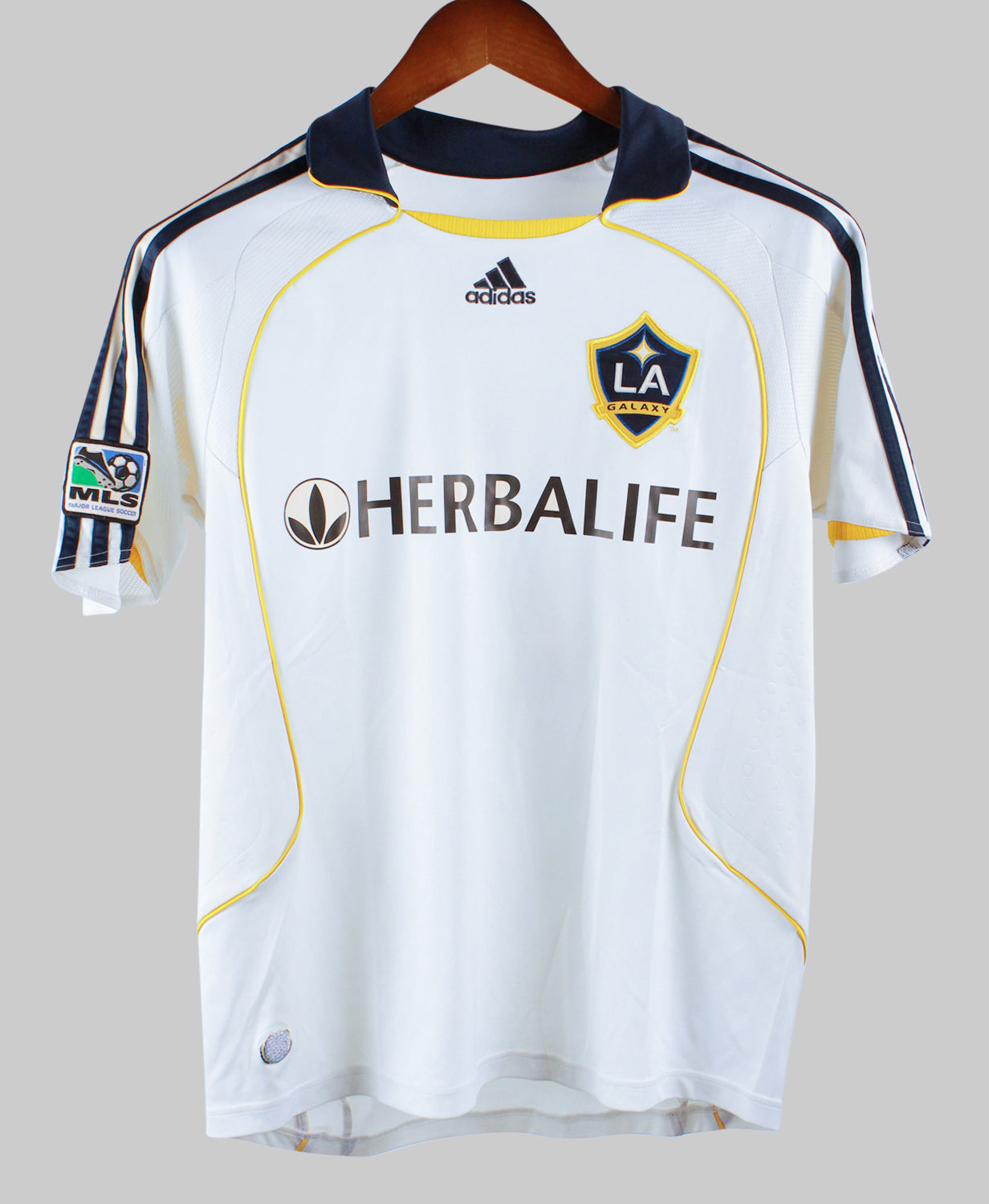 LA Galaxy 2008-09 Beckham Home Kit  (M)