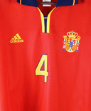 Spain 1999-00 Guardiola Short Sleeve Home Kit (XL)