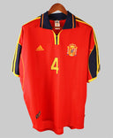 Spain 1999-00 Guardiola Short Sleeve Home Kit (XL)