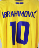 Sweden 2007-08 Ibrahimovic Short Sleeve Home Kit (2XL)