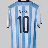 Argentina 2014-15 Messi Short Sleeve Away Kit (L)
