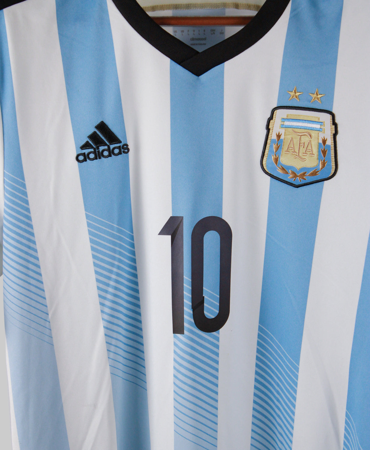 Argentina 2014-15 Messi Short Sleeve Away Kit (L)