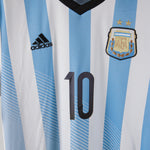 Argentina 2014-15 Messi Short Sleeve Away Kit (L)