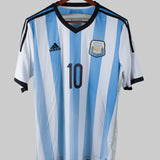 Argentina 2014-15 Messi Short Sleeve Away Kit (L)