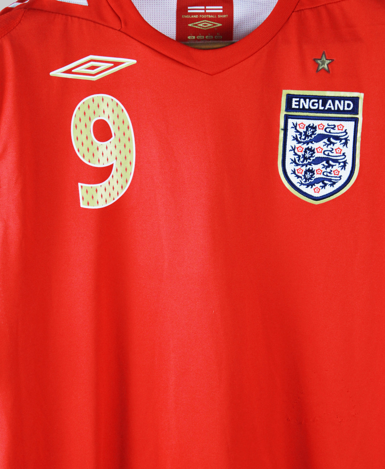 England 2006-07 Rooney Short Sleeve Away Kit (L)