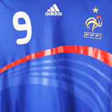 France 2008-09 Benzema Short Sleeve Home Kit (M)
