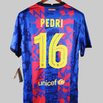 Barcelona 2021-22 Pedri Short Sleeve Third Kit w/Tags (L)