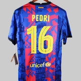 Barcelona 2021-22 Pedri Short Sleeve Third Kit w/Tags (L)