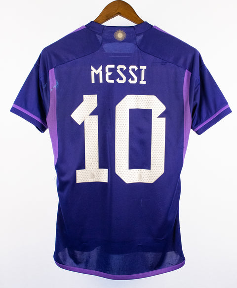 Argentina 2022 Messi Away Kit (S)