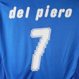Italy 2008-09 Del Piero Short Sleeve Home Kit (L)