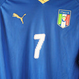 Italy 2008-09 Del Piero Short Sleeve Home Kit (L)