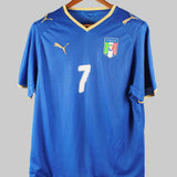 Italy 2008-09 Del Piero Short Sleeve Home Kit (L)