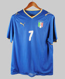 Italy 2008-09 Del Piero Short Sleeve Home Kit (L)