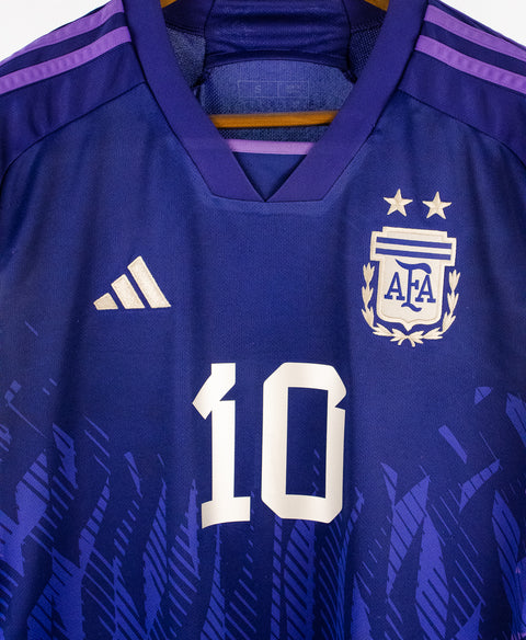 Argentina 2022 Messi Away Kit (S)