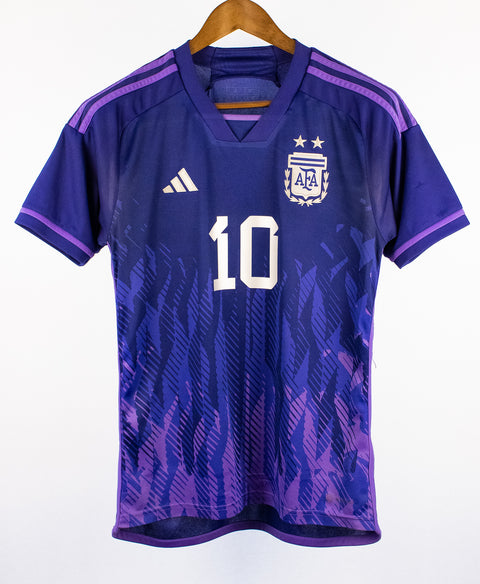 Argentina 2022 Messi Away Kit (S)