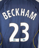 LA Galaxy 2007-08 Beckham Short Sleeve Away Kit (S)