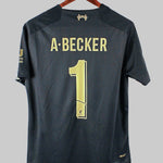 Liverpool 2019-20 A. Becker Short Sleeve Goalkeeper Home Kit (M)