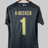 Liverpool 2019-20 A. Becker Short Sleeve Goalkeeper Home Kit (M)