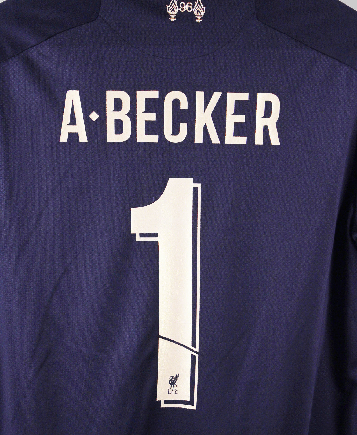 Liverpool 2019-20 A. Becker Short Sleeve Goalkeeper Home Kit (M)