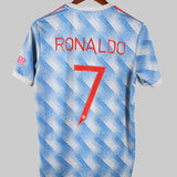 Manchester United 2021-22 Ronaldo Short Sleeve Away Kit (M)