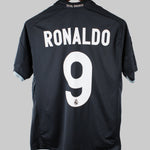 Real Madrid 2009-10 Ronaldo Short Sleeve Away Kit (M)