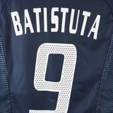 Argentina 2002-03 Batistuta Short Sleeve Away Kit (S)