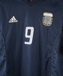 Argentina 2002-03 Batistuta Short Sleeve Away Kit (S)