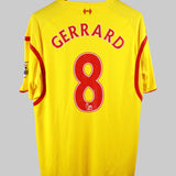 Liverpool 2014-15 Gerrard Away Kit  (XL)
