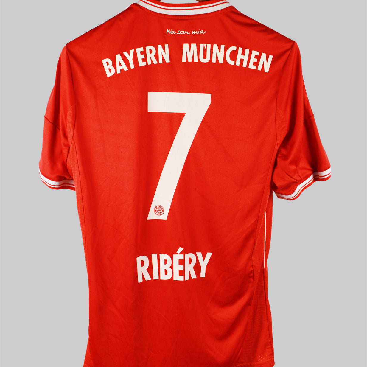Bayern Munich 2013-14 Ribery Short Sleeve Home Kit (M)