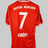 Bayern Munich 2013-14 Ribery Short Sleeve Home Kit (M)