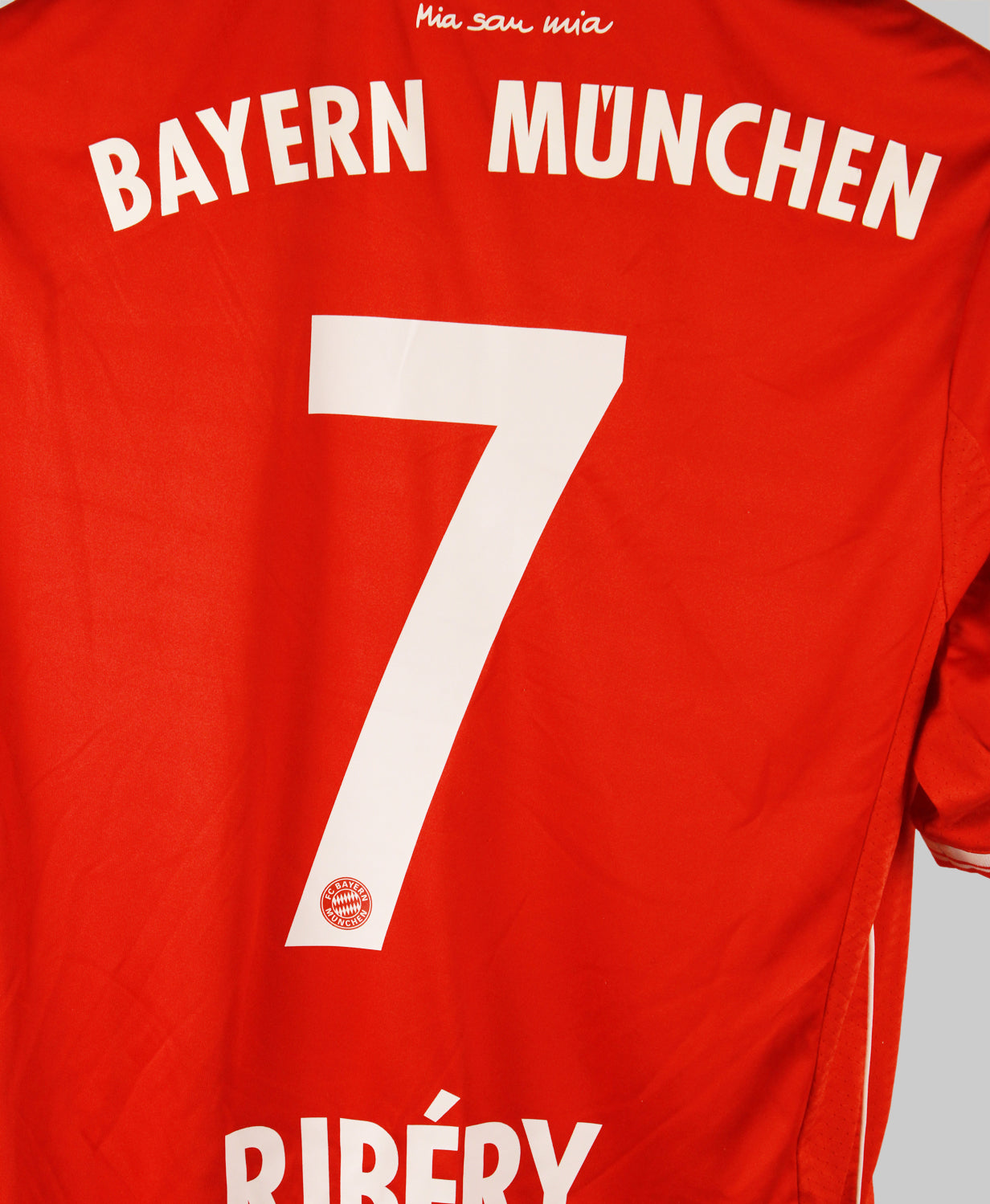 Bayern Munich 2013-14 Ribery Short Sleeve Home Kit (M)
