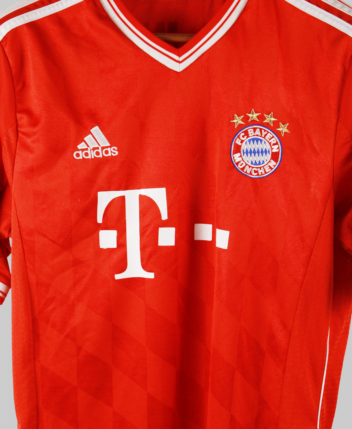 Bayern Munich 2013-14 Ribery Short Sleeve Home Kit (M)