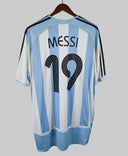 Argentina 2006-07 Messi Short Sleeve Home Kit (XL)