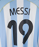 Argentina 2006-07 Messi Short Sleeve Home Kit (XL)