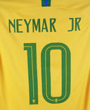 Brazil 2018-19 Neymar Jr Short Sleeve Home Kit (M)
