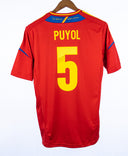 Spain 2012 Puyol Home Kit W/ Tags (M)