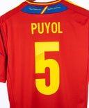 Spain 2012 Puyol Home Kit W/ Tags (M)