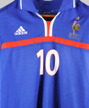 France 2000-01 Zidane Short Sleeve Home Kit (XL)