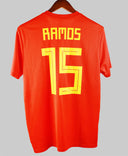 Spain 2018-19 Ramos Home Kit  (L)
