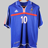 France 2000-01 Zidane Short Sleeve Home Kit (XL)