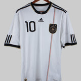 Germany 2010-11 Podolski Short Sleeve Home Kit (L)